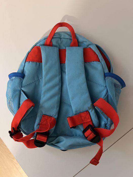 Plecaczek Smiki niebieski z zyrafa