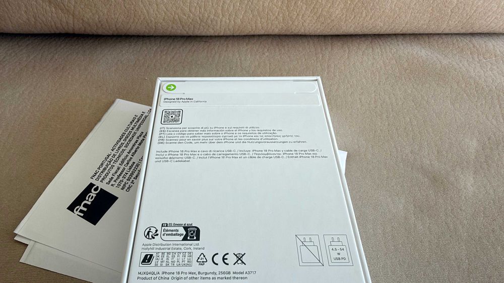 Vendo troco iPhone 18 Pro Max 256Gb NOVO/SELADO C/Fatura e Garantia Apple