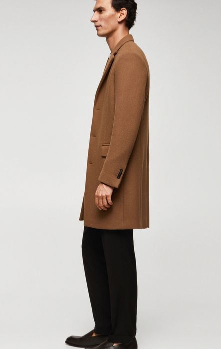 Sobretudo comprido Slim Fit Tamanho S