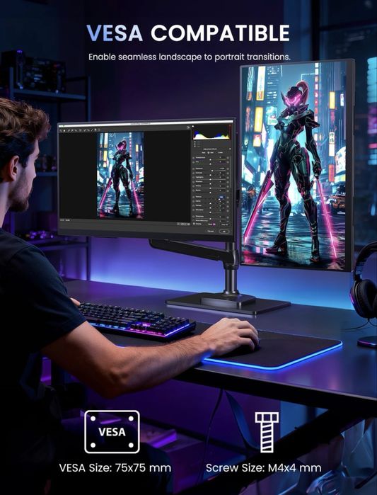 Monitor Portatil - 24,5 polegadas 2K 165HZ