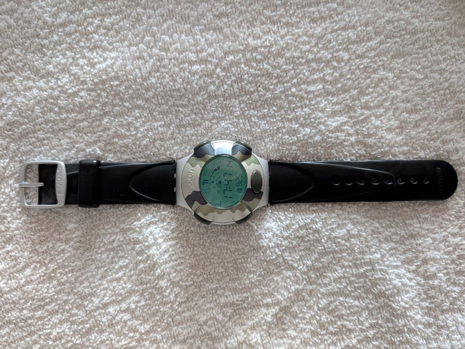 Swatch Beat Aluminio Camuflado,modelo vintage de 1999 a funcionar