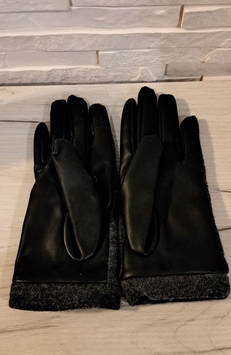 Stylowe rękawiczki z wełną rozm.S