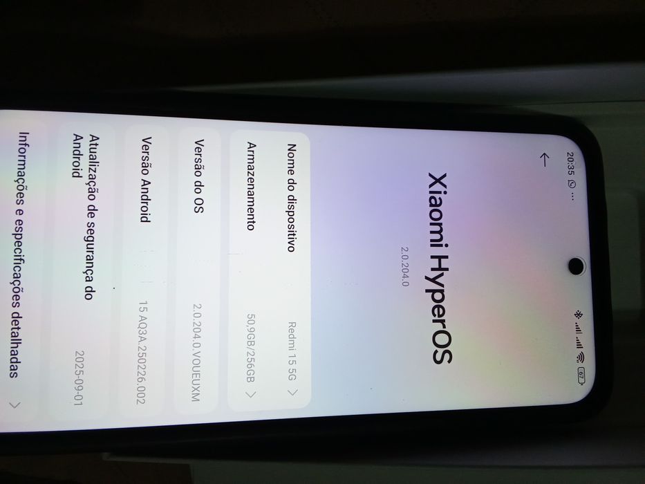 Redmi 15 - 5G" Midnight Black" 8Gb RAM/256gb