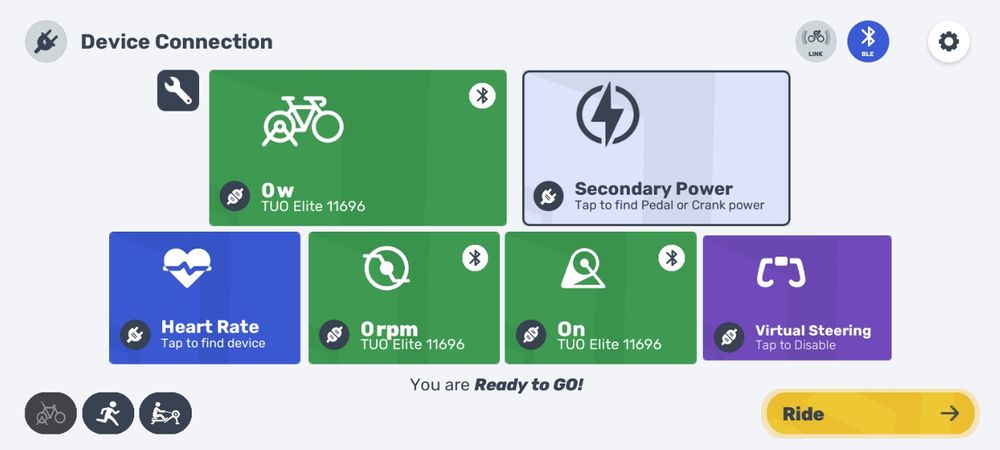 Велотренажер Elite tuo, zwift my whoosh
