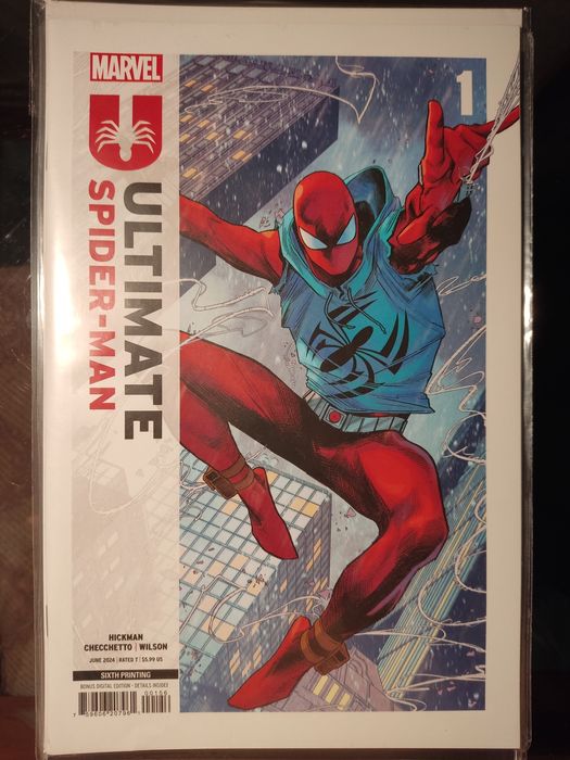 Комплект оригінальних коміксів Ultimate Spider-Man 2024 (6 випусків)