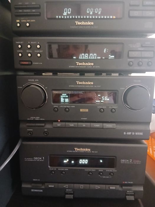 Aparelhagem Vintage Technics SC-CH7 com Colunas (Módulos Individuais ou Conjunto)