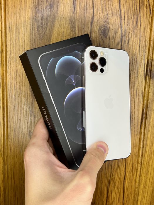 iPhone 12 Pro 128gb Silver Neverlock. Полный комплект