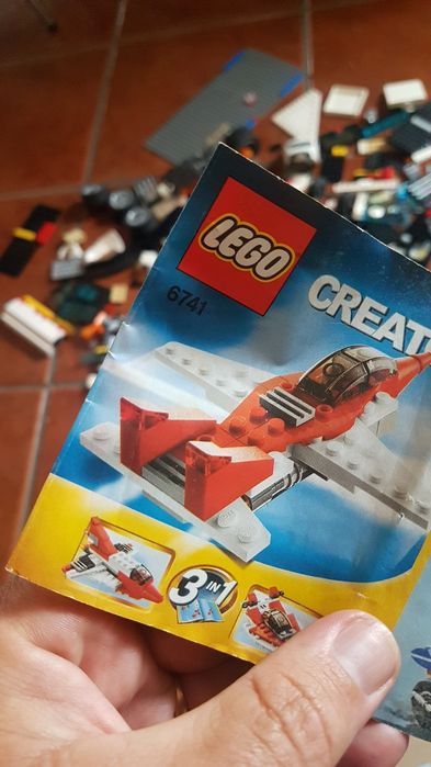 Lego variado com 2 instrucoes429046238408222722