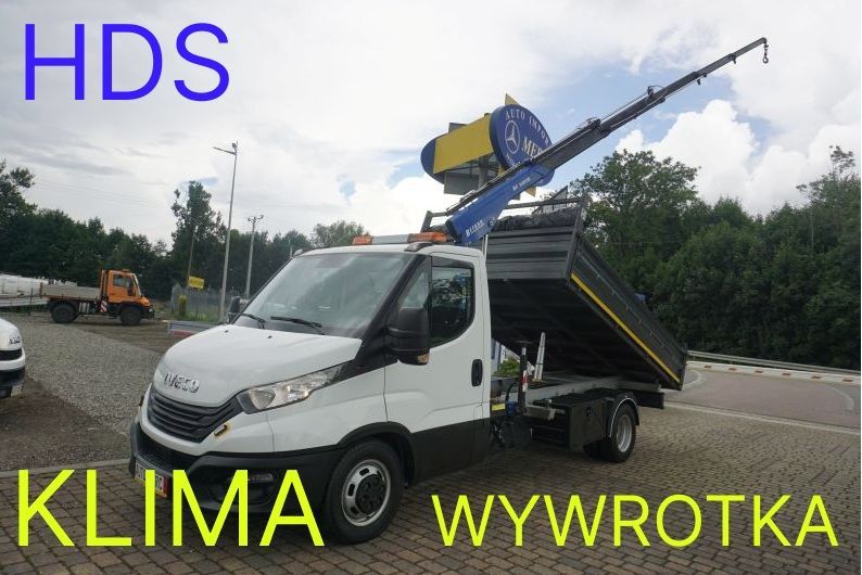 Iveco 35C16 HDS żuraw wywrotka  Samochód z FULL doposażeniem