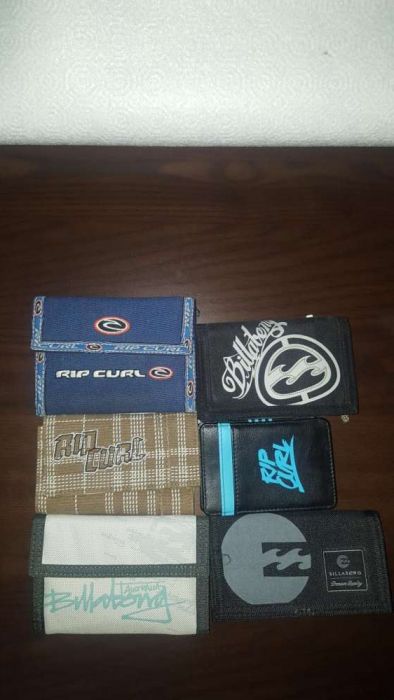 Carteiras Billabong e Rip Curl