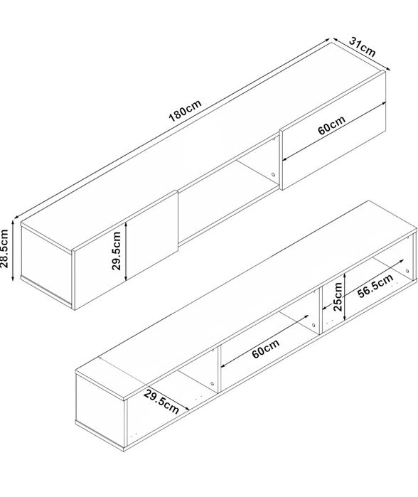 Móvel TV Novo em caixa