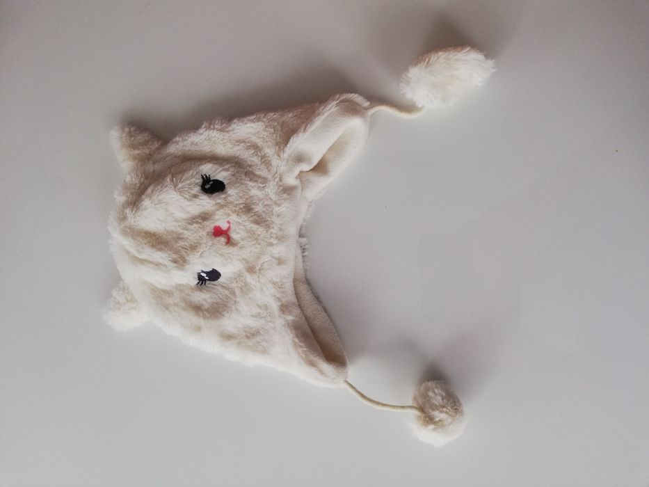 Czapeczka komin dla dziewczynki