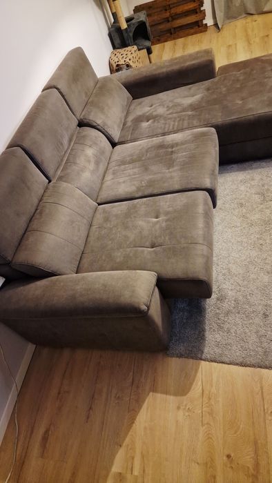 Sofá usado cor cinza