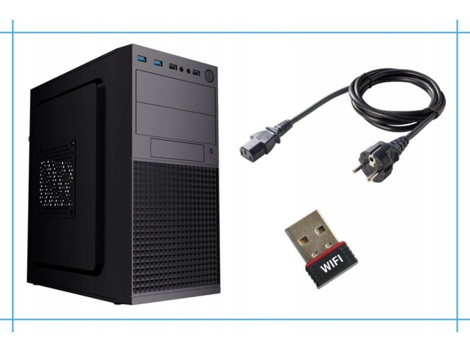 Pix BaseOffice V3 PC stacjonarny I5 8GB/500GB HDD Win10 Pro DVD WiFi