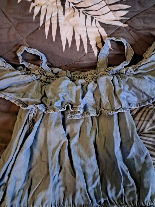 Sukienka dziewczęca hiszpanka krótki rękaw 158 164 Stan bdb Smyk.