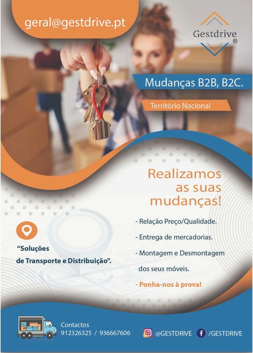 GESTDRIVE ® Soluções Integradas de Transporte e Mudanças