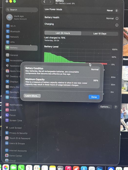 Macbook m3 2024 16gb 256gb