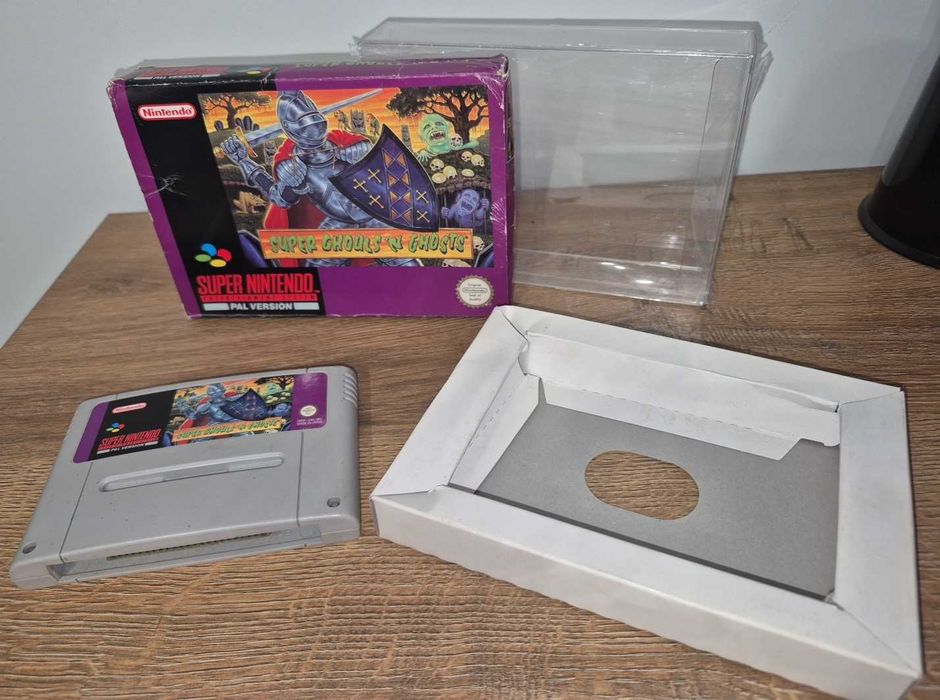 Gra Super Ghouls n Ghosts - NINTENDO SNES - DB- stan, w Pudełku +Protektor