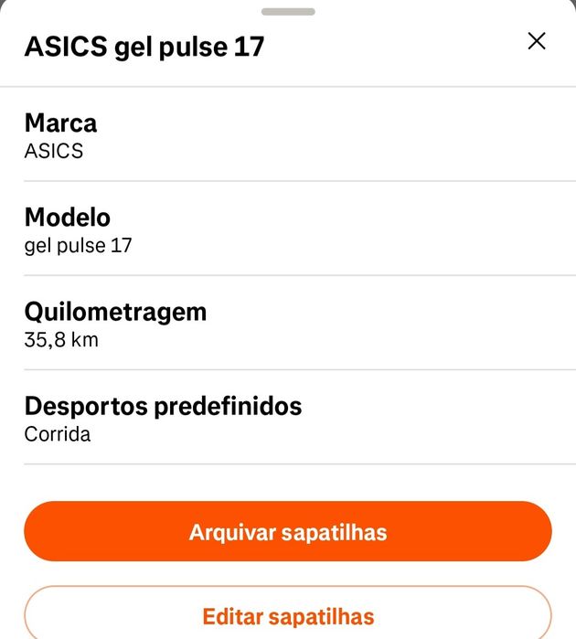 Ténis corrida ASICS como novos 38