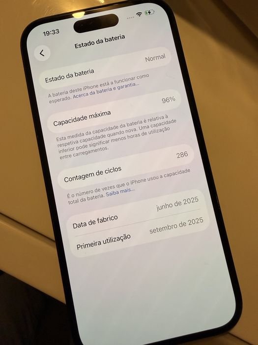 iPhone 16 128GB Preto — COMO NOVO | 96% Bateria | 2 Anos Garantia