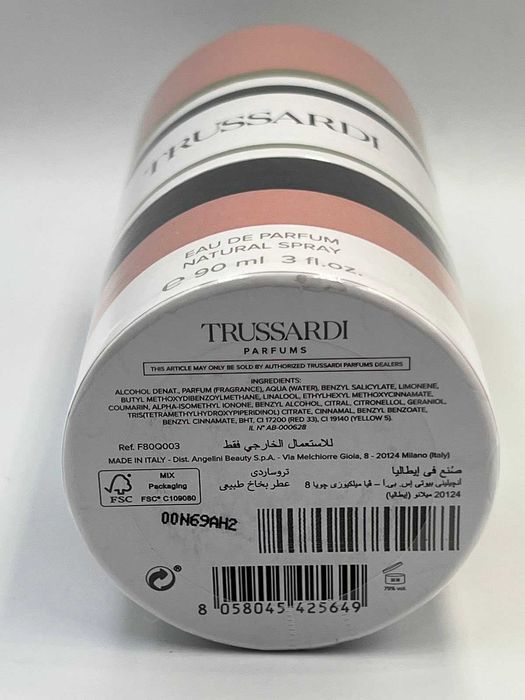 Trussardi Eau De Parfum 90 мл Оригинал