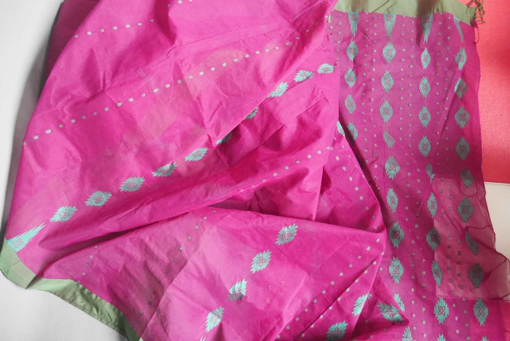 Сари индийское хлопковое подарок