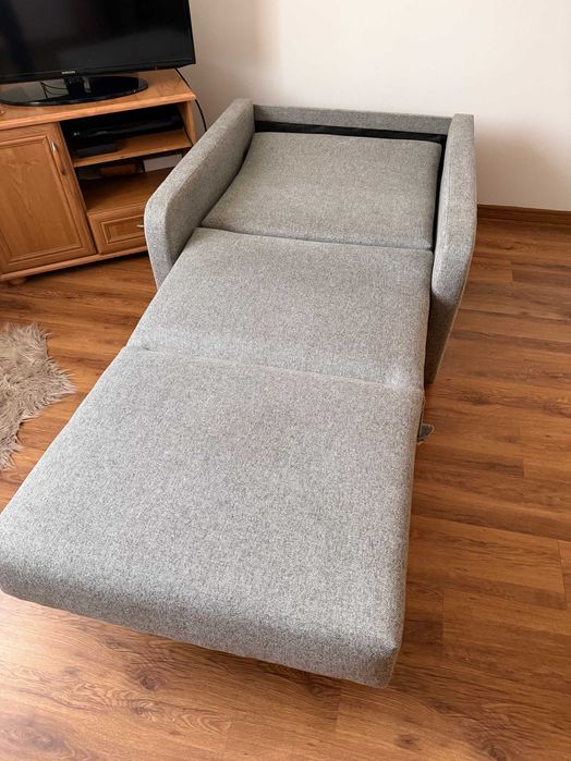 Fotel rozkładany z funkcją spania