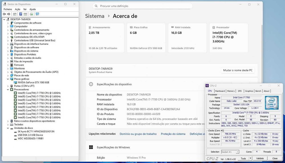 Torre Desktop Gaming i7 Fractal