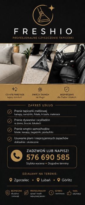 Pranie ekstrakcyjne tapicerki, auta, kanapy