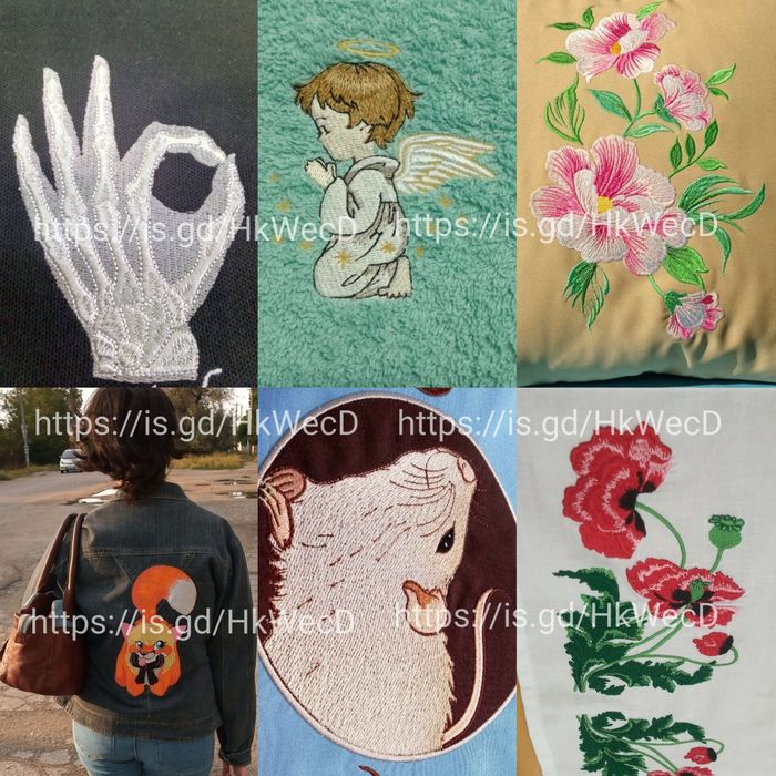 Дизайн машинной вышивки, машинная вышивка, компьютерная вышивка.