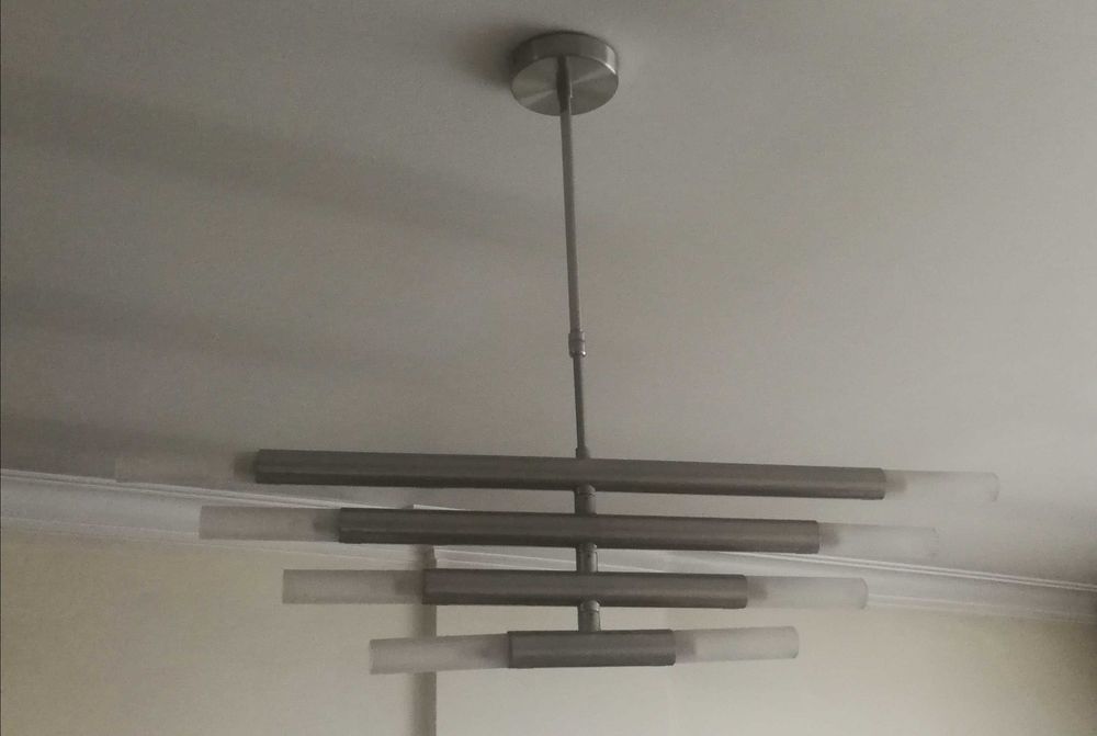 Stainless Steel Suspended Ceiling Lamp and Floor Lamp