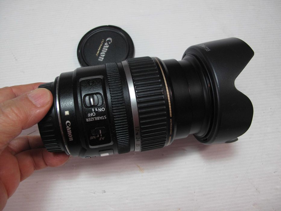 Canon 17-85 IS em excelente estado pouco uso-Ver descrição