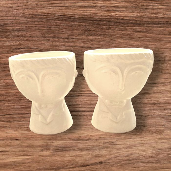 2 vasos cerâmica