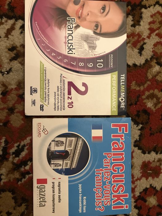 Plyty cd do nauki jezyka francuskiego dwa kursy tellmemore i gazeta wy