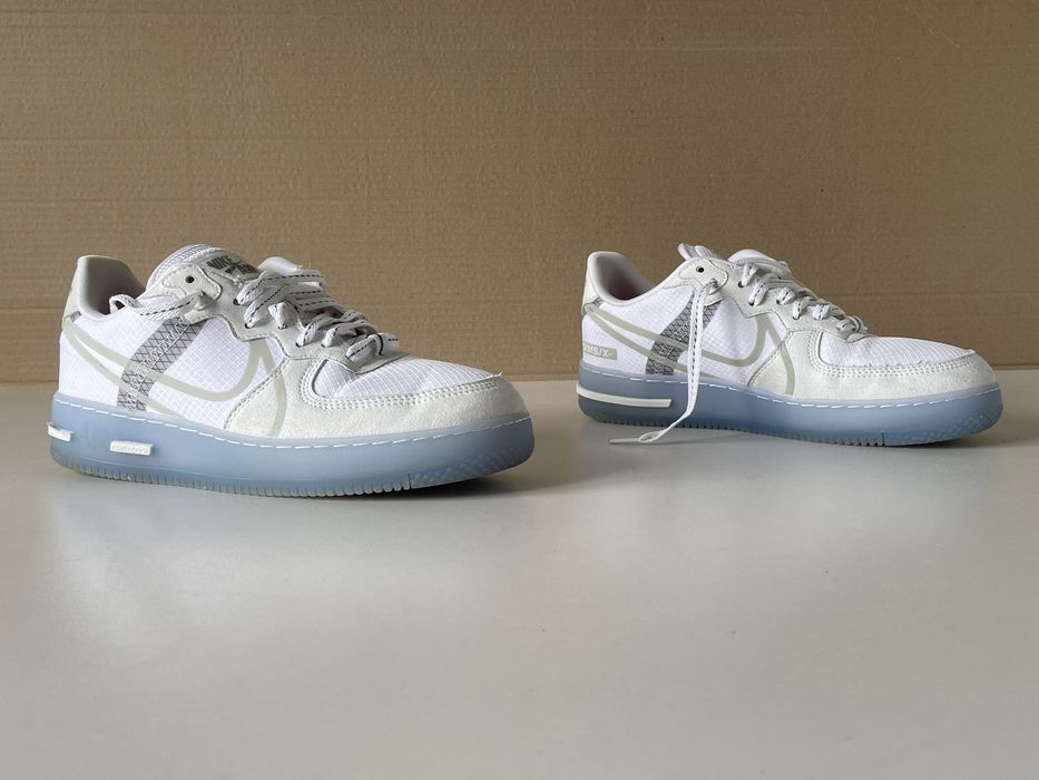 Nike Air Force 1 '07 LV8 React QS White Ice кросівки р. 41