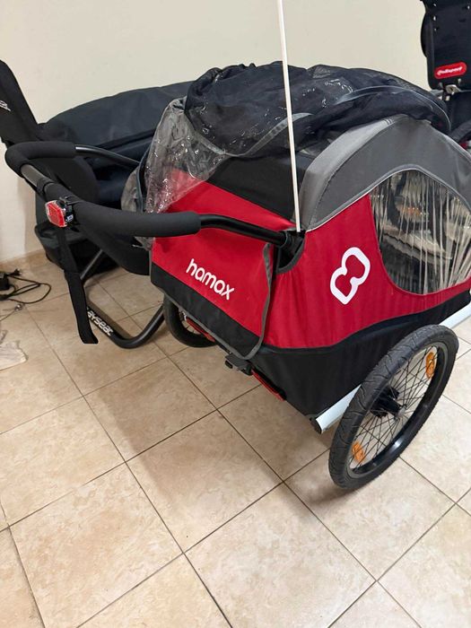 Atrelado Hamax para duas crianças