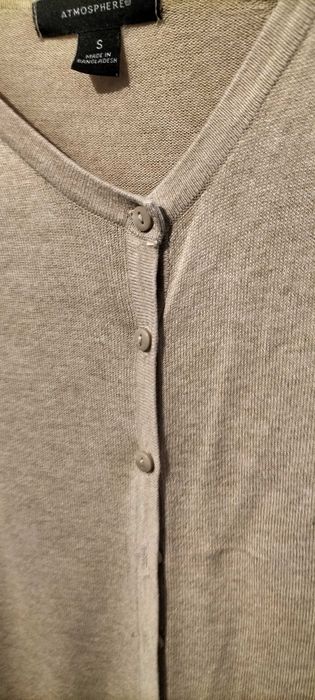 Casaco de malha em bege