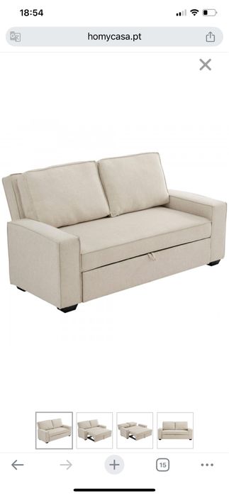 sofá-cama como novo