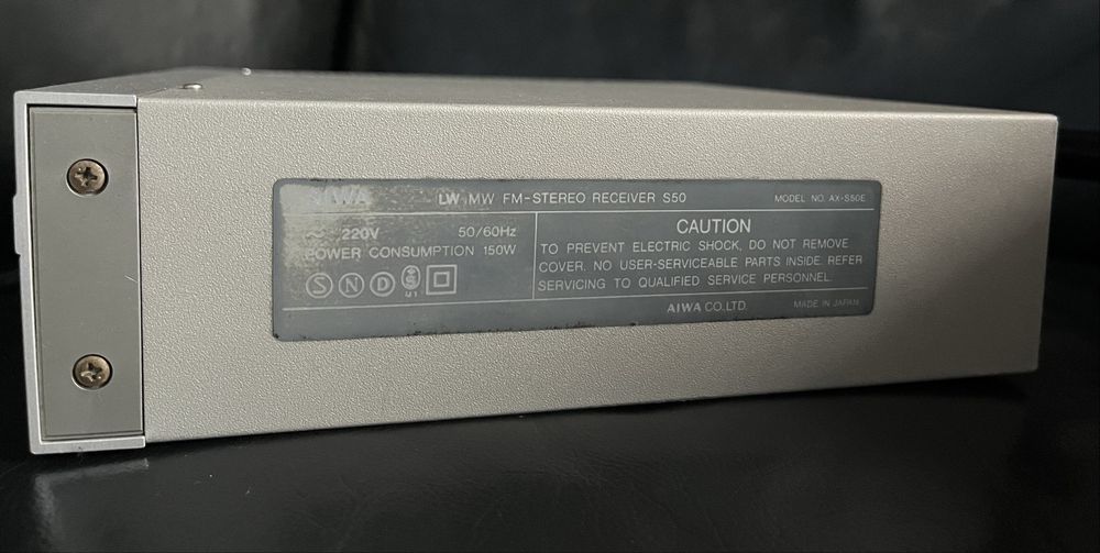 Vintage Mini Amplituner AIWA S50 AIWA AX-S50E Lata 80