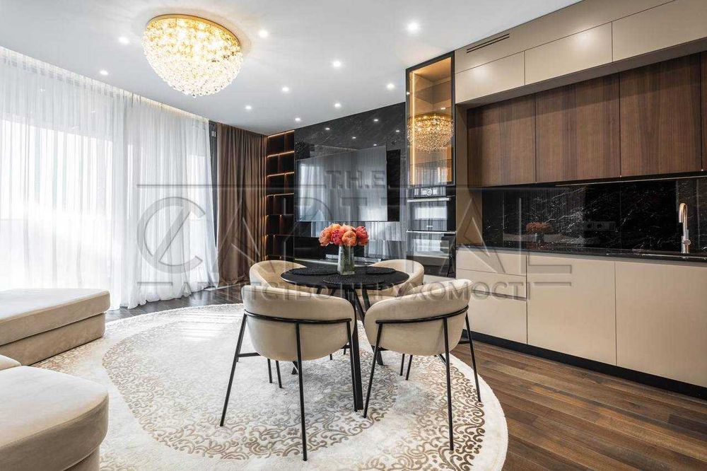 Продаж нової дизайнерської 3-к ЖК Taryan Towers Печерськ 94м2 Тераса Гардеробна