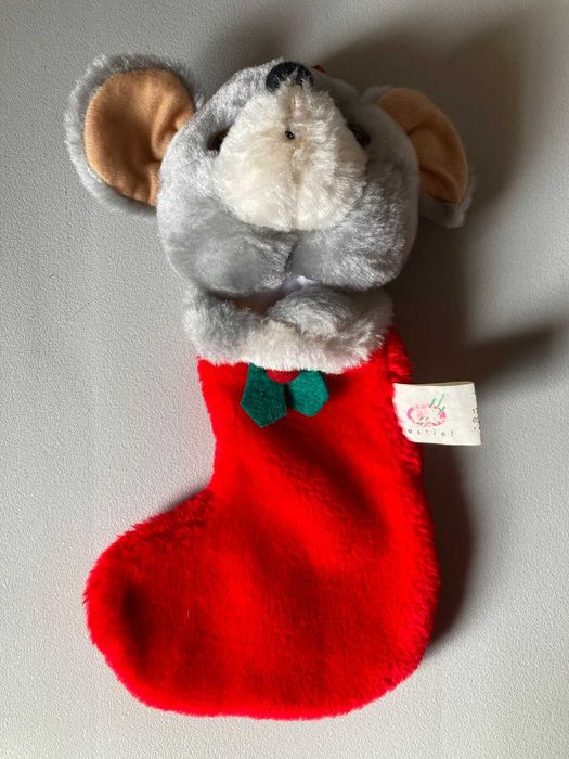 Meia Peluche de Natal