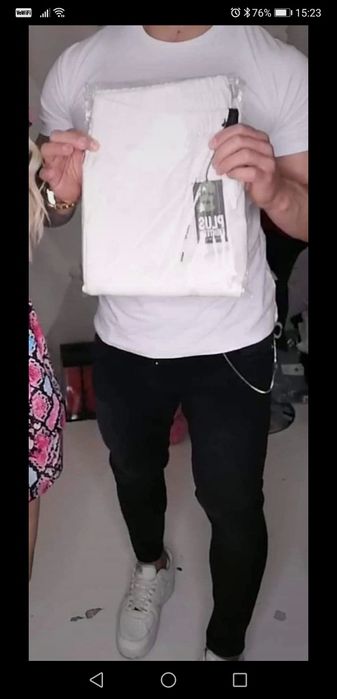 Spodnie męskie czarne