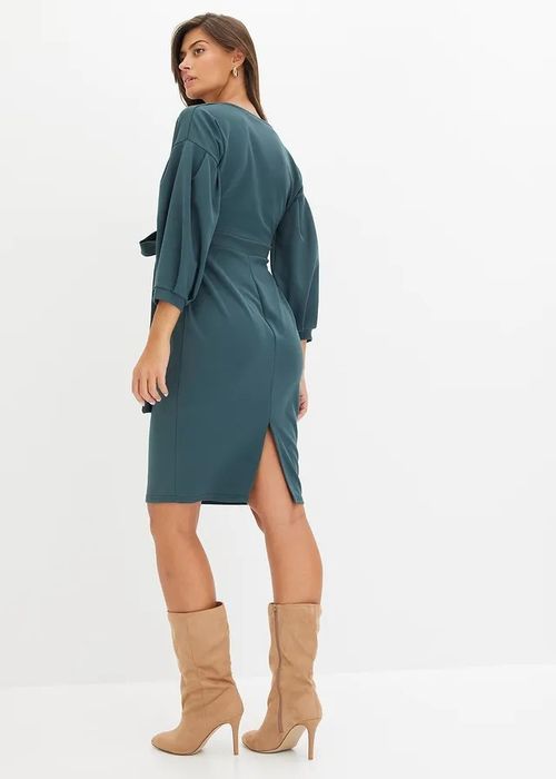 B.P.C sukienka midi kolor morski dymny ^44/46