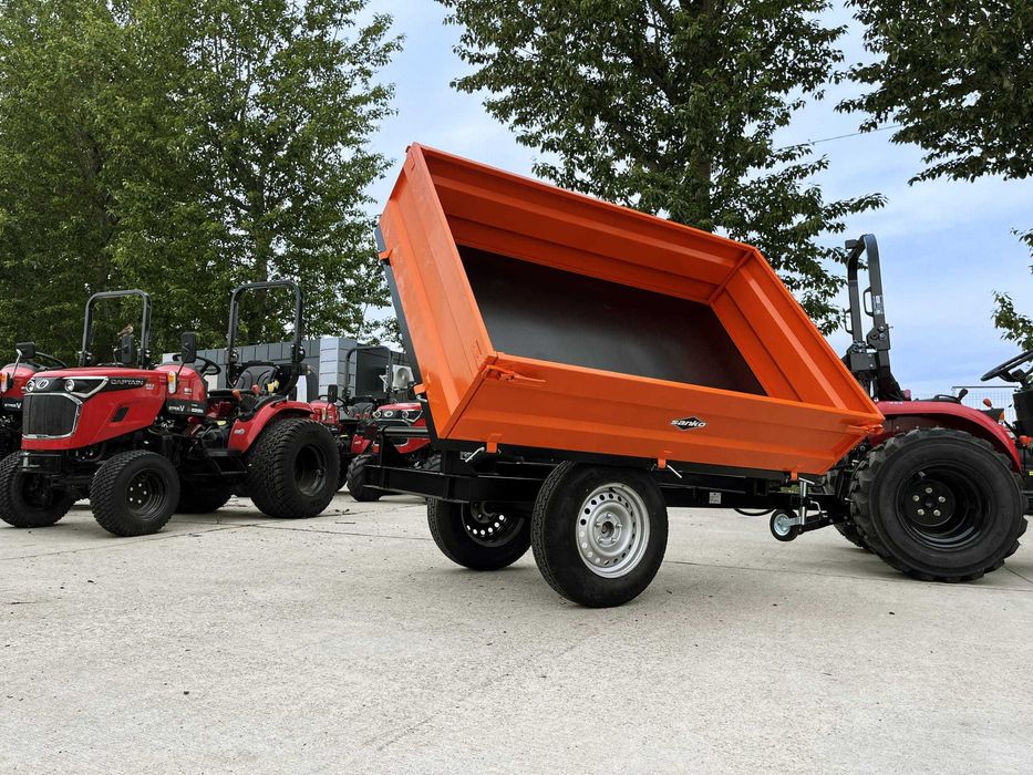 Przyczepka ogrodowa do traktorka quada kiper hydrauliczny burty  raty