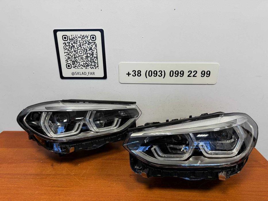 Фари фары  BMW X3 G01 X4 G02 LCI adaptive led фари  trade in