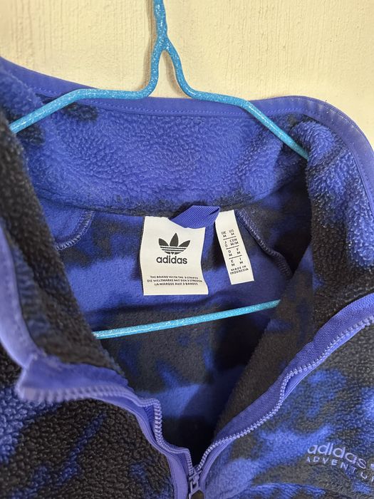 Фліс Adidas, M, синій камо