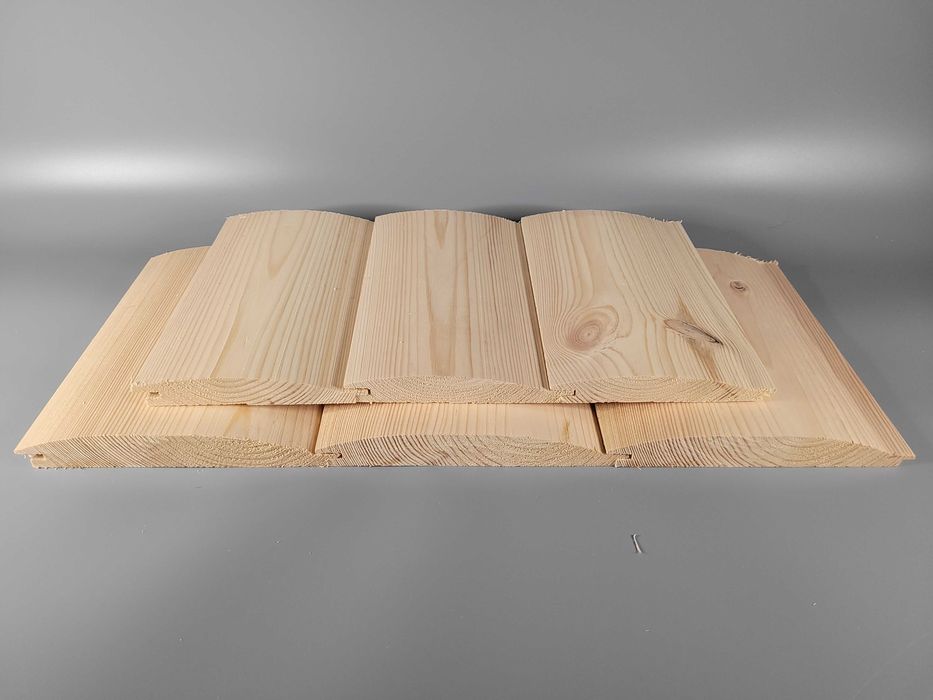 Deska elewacyjne imitacja bala półbal sosna, świerk 20-25mm