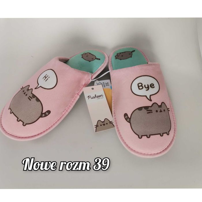 Nowe Klapki Pusheen kapcie Pusheen 39