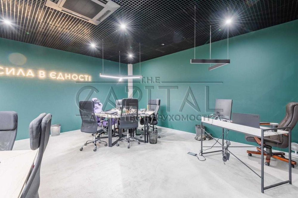 Продажа офиса ПРЕМИУМ РЕМОНТ и мебель 557 м2 с арендатором Шулявка / цена с 2 паркоместами ОСГ - Вид 5