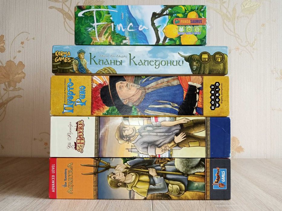 Настольные игры  Агрикола  /  Гавр  /  Кланы Каледонии